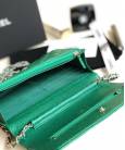 Сумка Ch*nel WOC Wallet On Chain Caviar Green